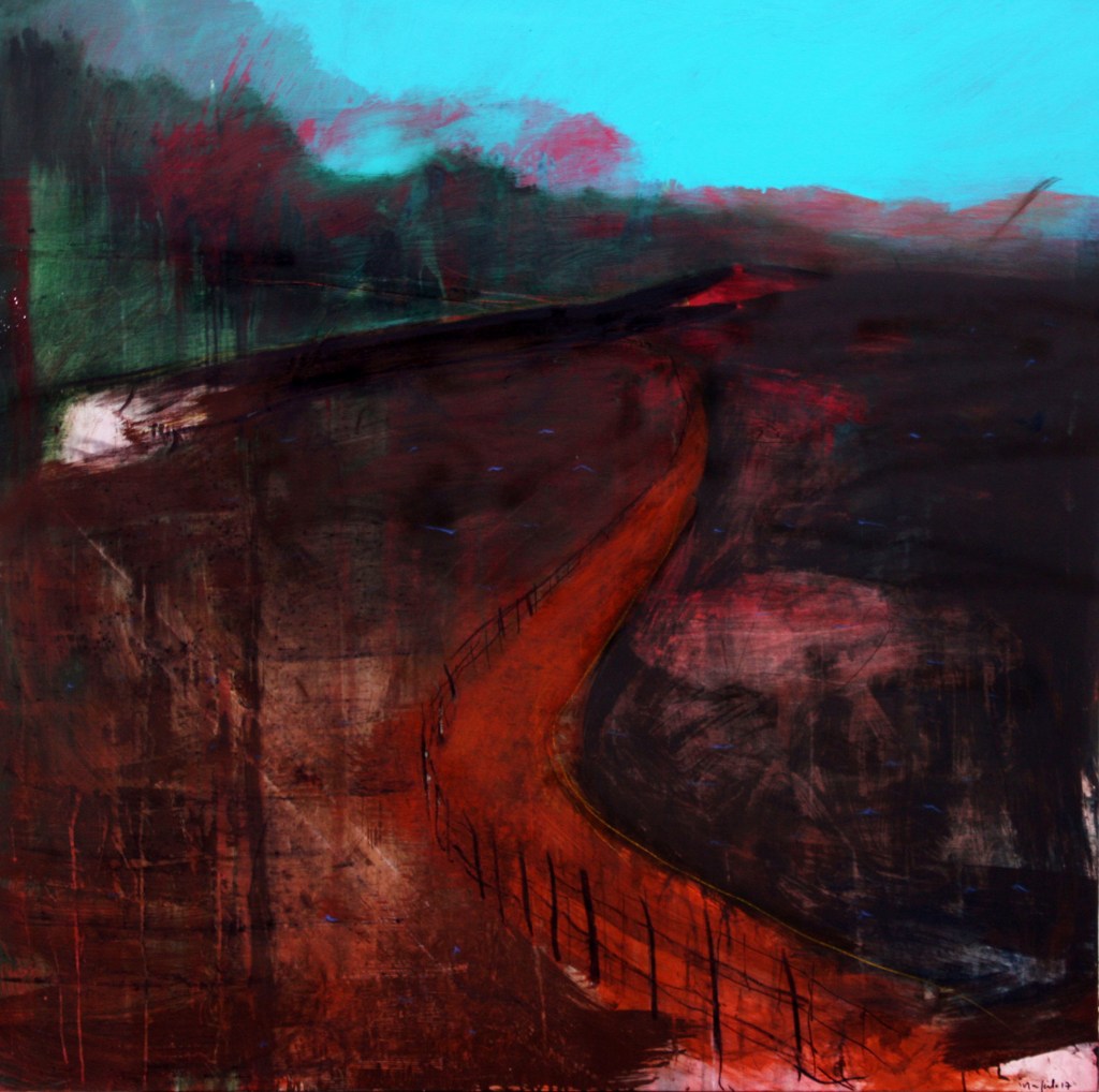 Lago para menguar — Acrílico sobre lienzo, 130x140 cm, 2017