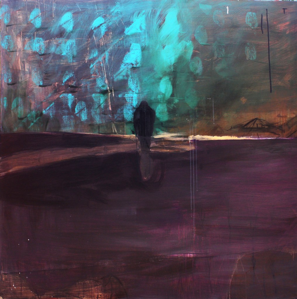 Mamá el camino — Acrílico sobre lienzo, 150x150 cm, 2017